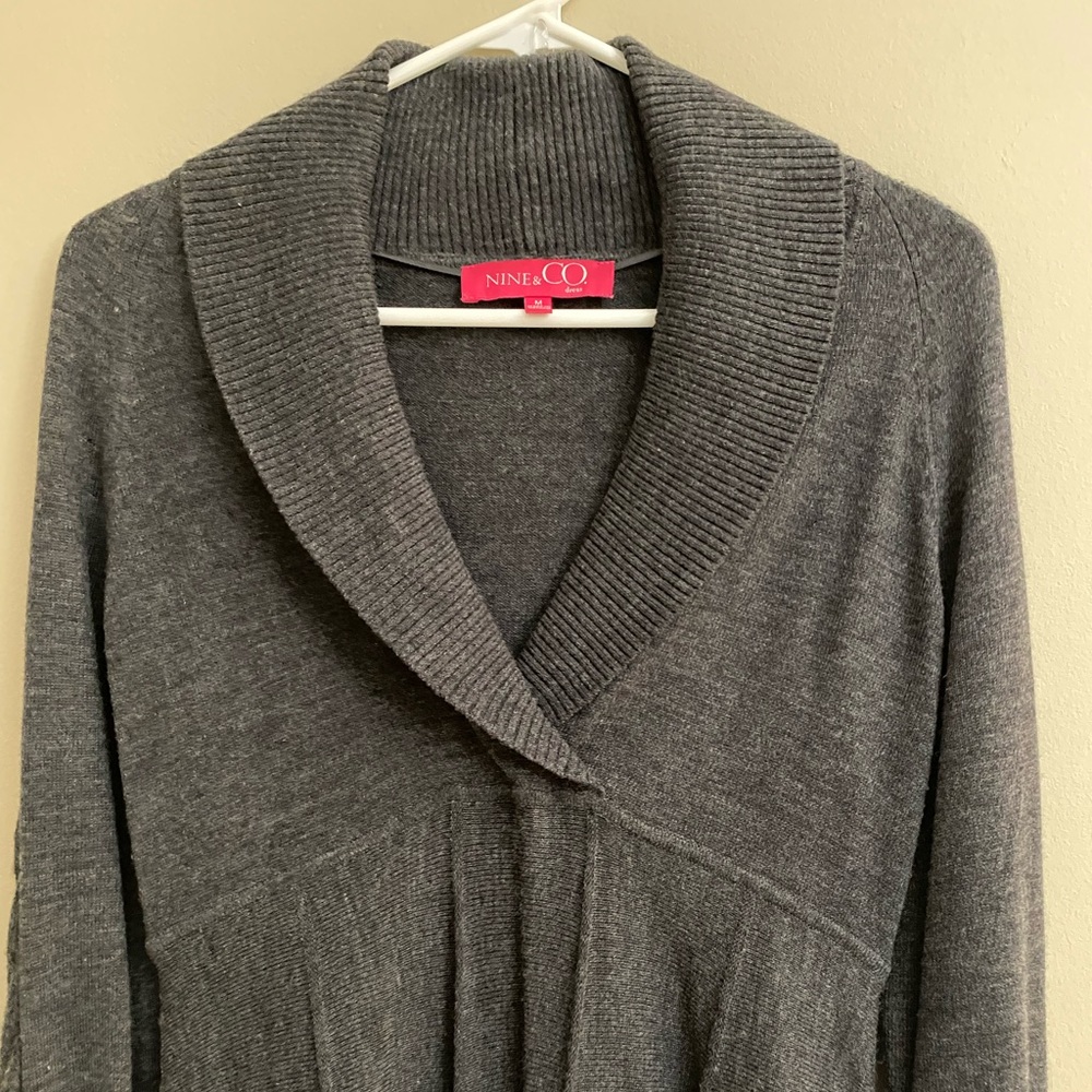 NINE & CO Gray Sweater Dress